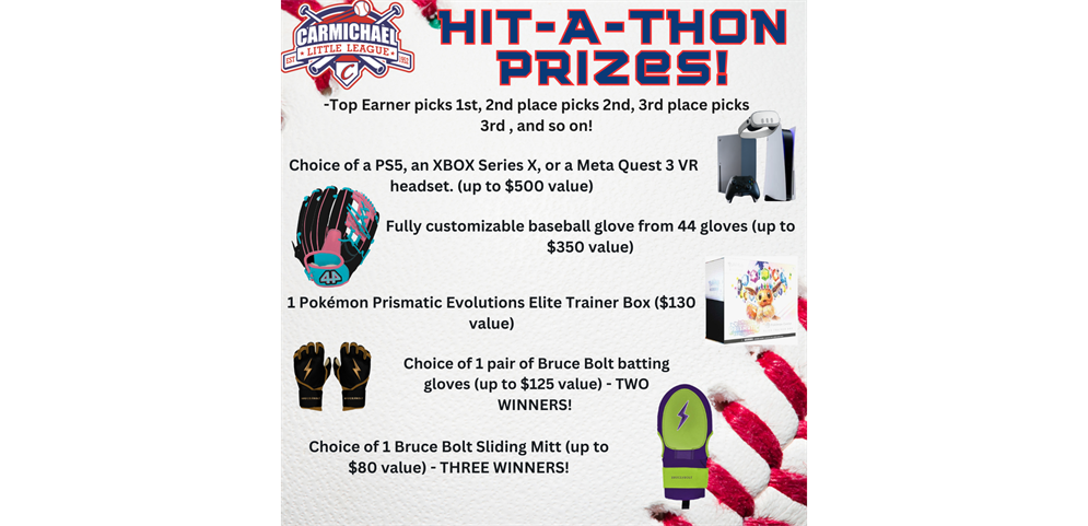 Hit-A-Thon Prizes!