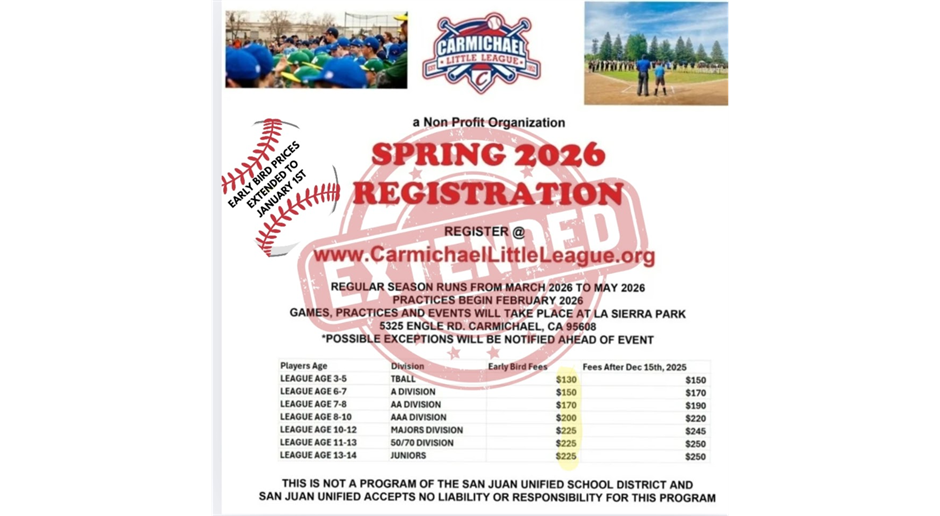 January 1st-Last Day to Register with Early Bird Prices