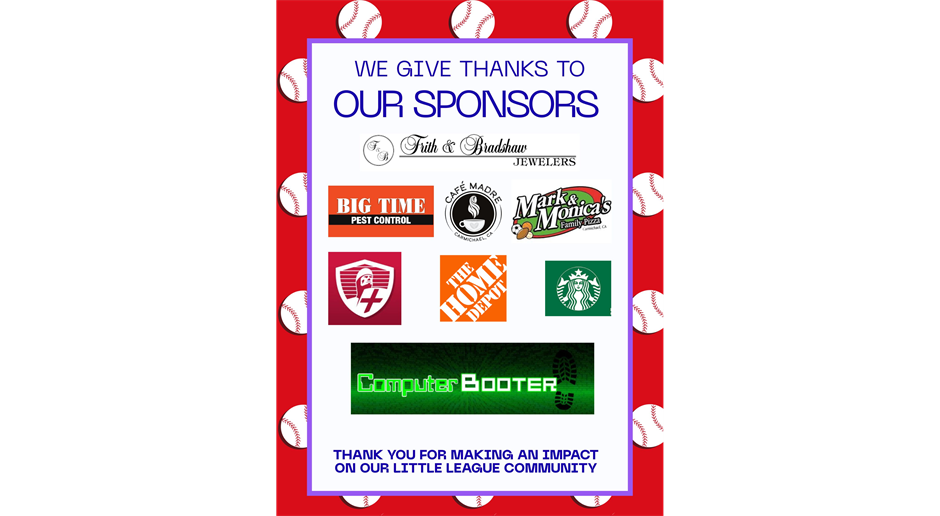 We Love our Sponsors!