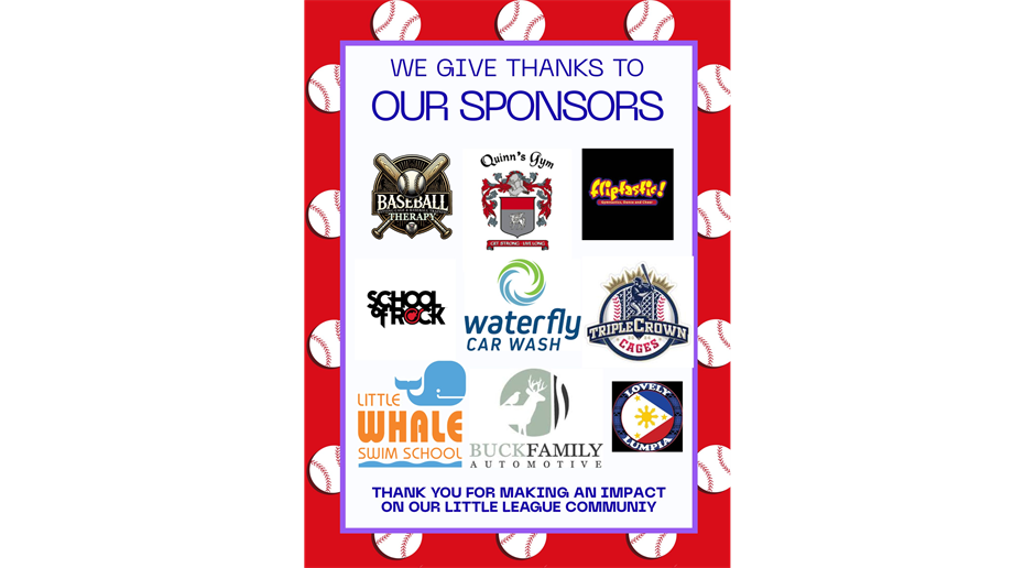 Our silent heroes...Thank You Sponsors!