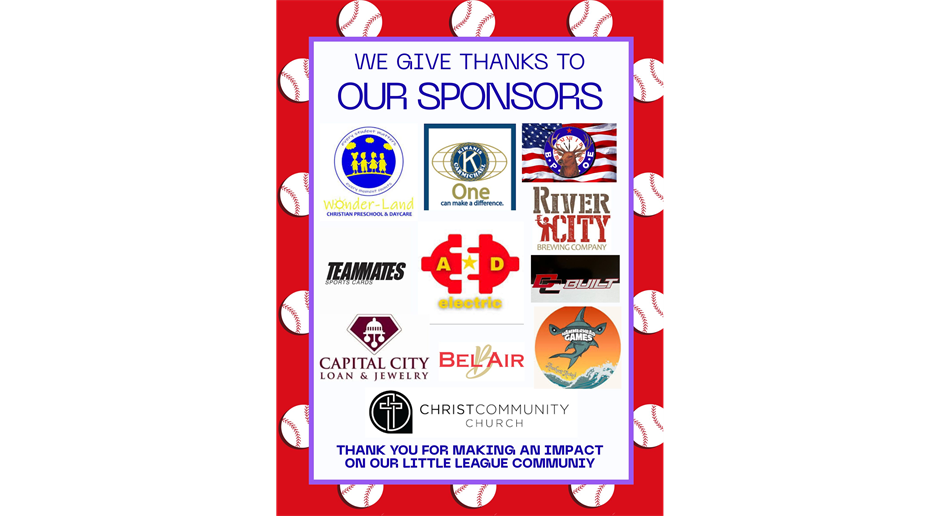 Pay It Forward. We support our sponsors!
