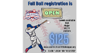 Fall Ball registration open!